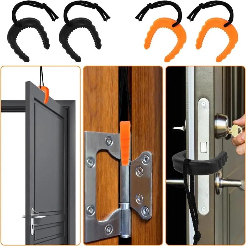 Door Stop Alarm - Kullanımı Kolay Kauçuk Kapı Takozu İtfaiyeci