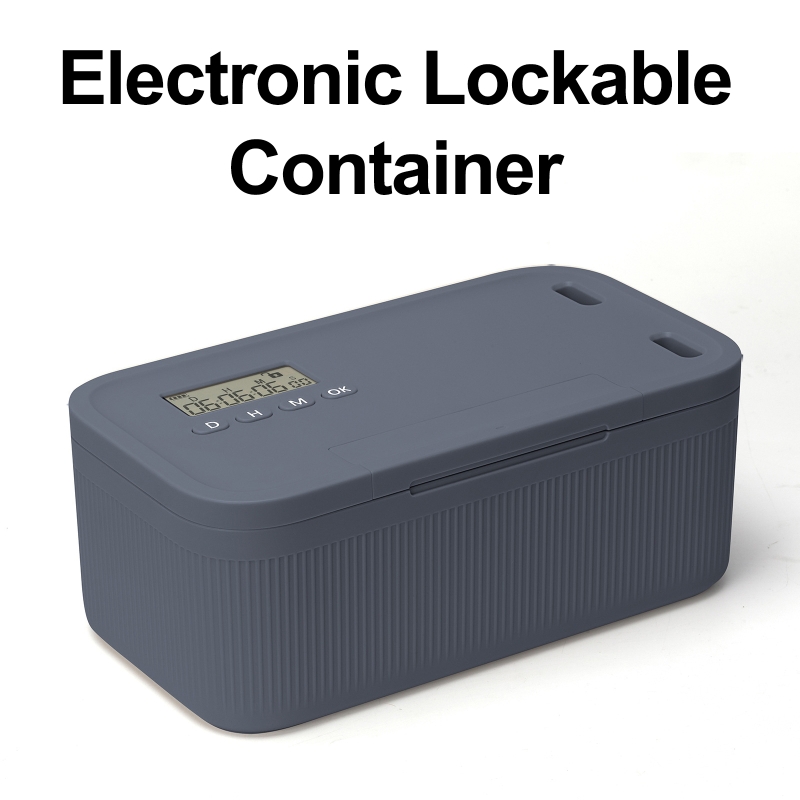 Medicine Cabinet Lock - Zamanlayıcılı Kilit Kutuları Elektronik Kilitlenebilir Konteyner