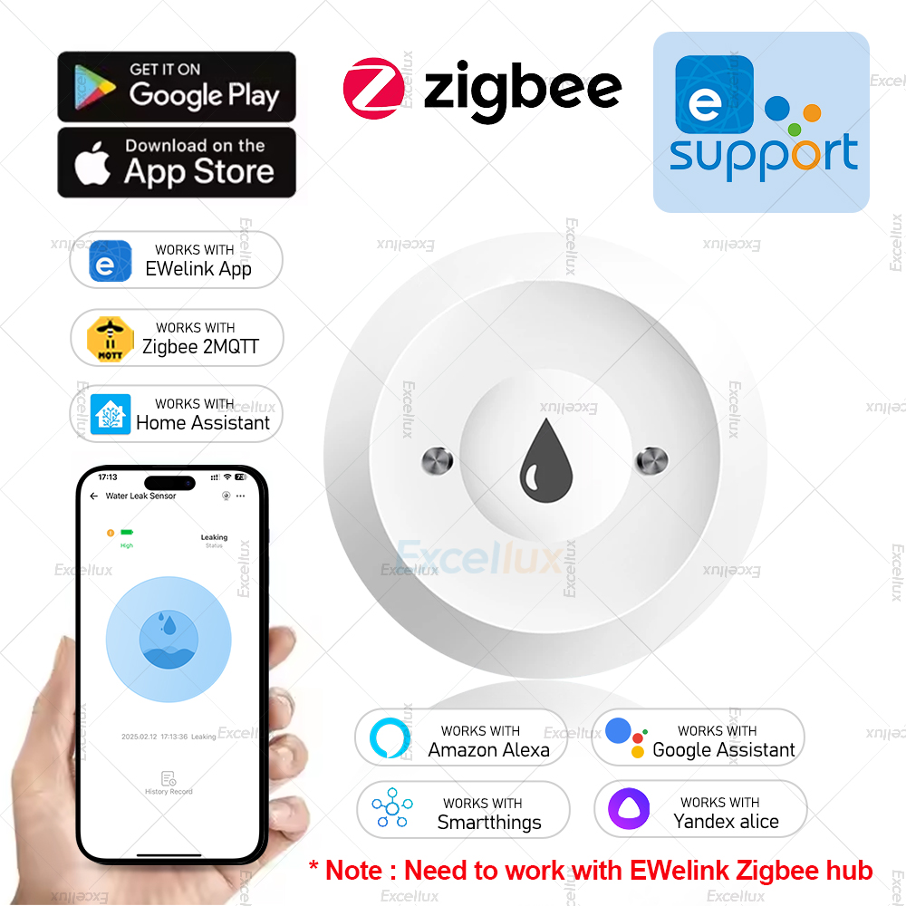 Water Alarm Sensor - Ewelink Zigbee 3.0 Su Sensörü Alarmı