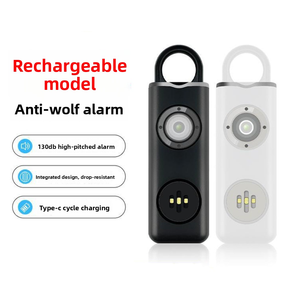 Personal Alarm Keychain - 130 Yüksek DB Güvenli Ses Kişisel