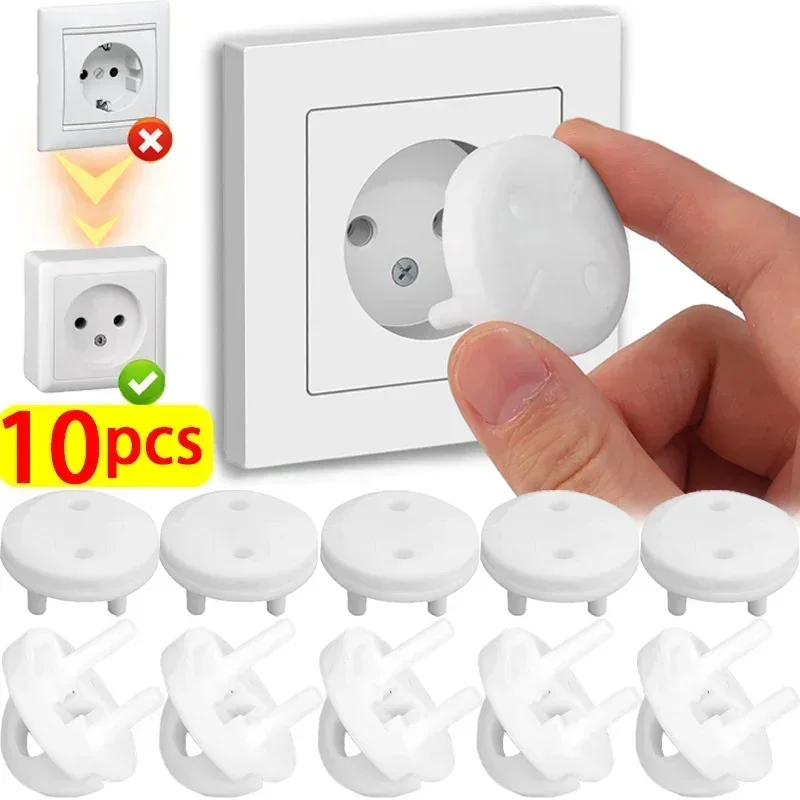 Outlet Cover Baby - Beyaz Elektrik Güvenliği Soketi Koruyucu Kapak