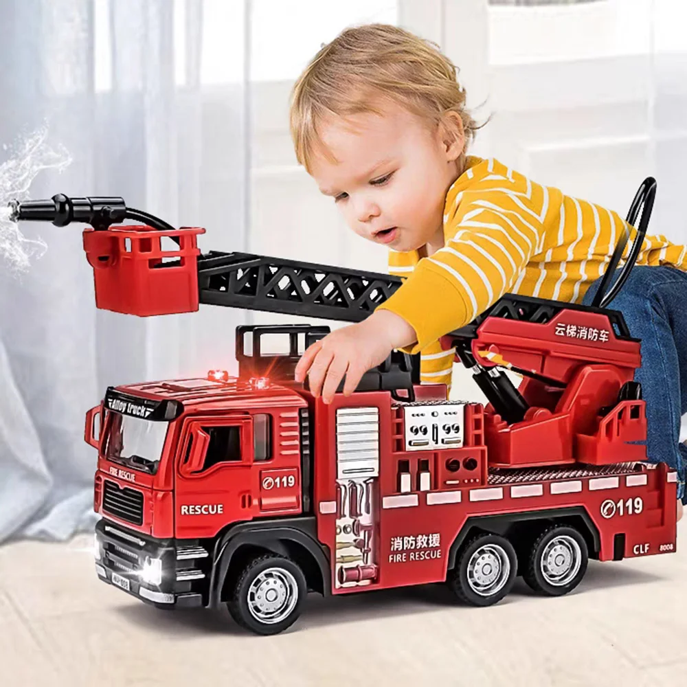 Fire Escape Ladder - 1/32 itfaiye aracı oyuncak modeli sesli