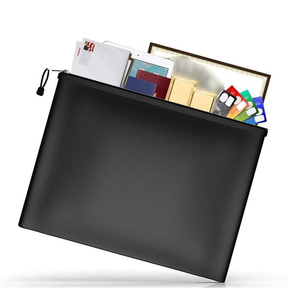 Fire Safe Document - Yüksek Sıcaklığa Dayanıklı, Ateşe Dayanıklı, Fermuarlı