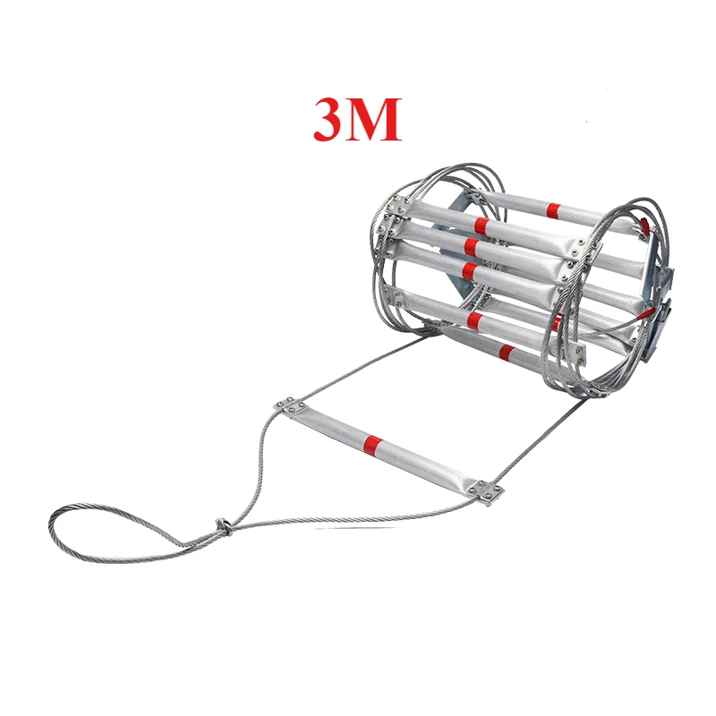 Fire Escape Ladder - Dayanıklı 3M Yumuşak Halat Merdiven Ev