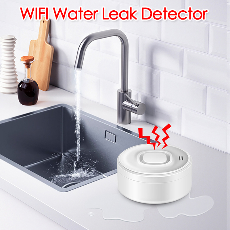 Water Alarm Sensor - Akıllı WIFI Su Kaçağı Dedektörü 100dB