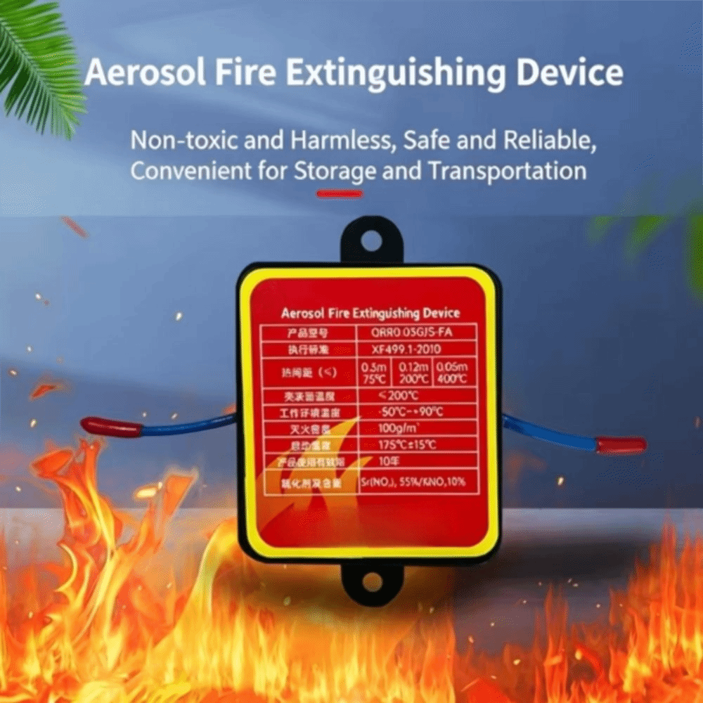 Fire Extinguisher Small - Çift Hatlı Tasarım Alev Geciktirici Cihaz