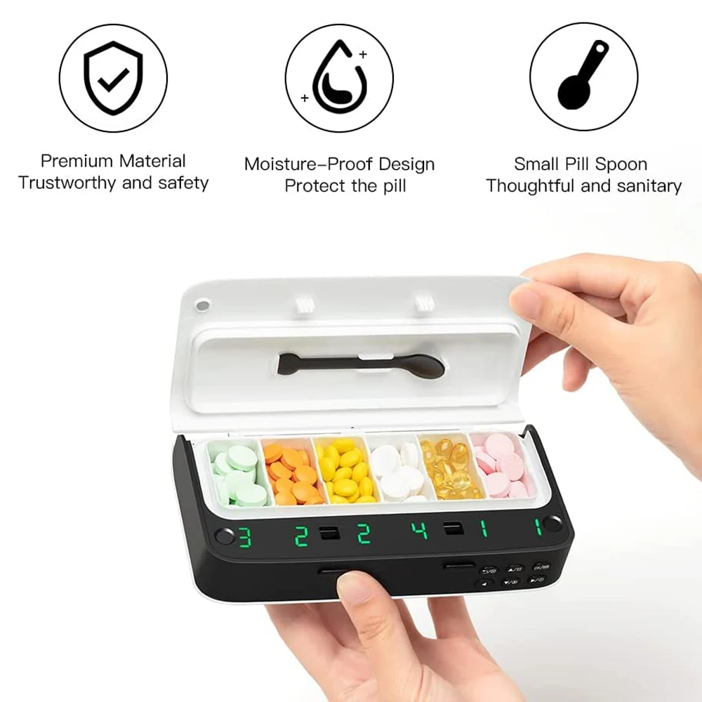 Alarmlı Hap Dağıtıcı Günlük İl - Medicine Cabinet Lock incelemesi ve fiyatı