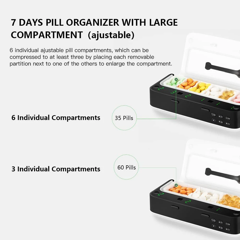 Alarmlı Hap Dağıtıcı Günlük İl - Medicine Cabinet Lock incelemesi ve fiyatı