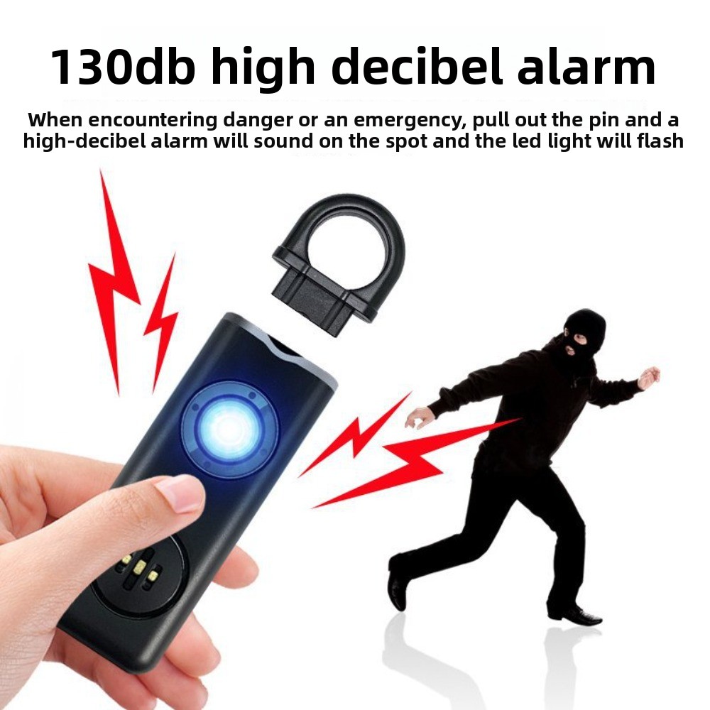 130 Yüksek DB Güvenli Ses Kişi - Personal Alarm Keychain incelemesi ve fiyatı