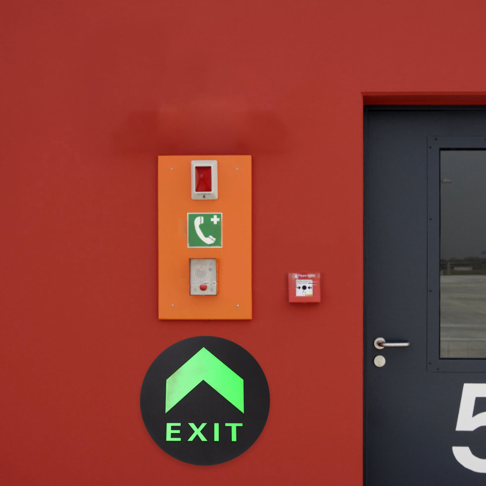 5 Adet Karanlıkta Parlayan Çık - Emergency Exit Sign incelemesi ve fiyatı