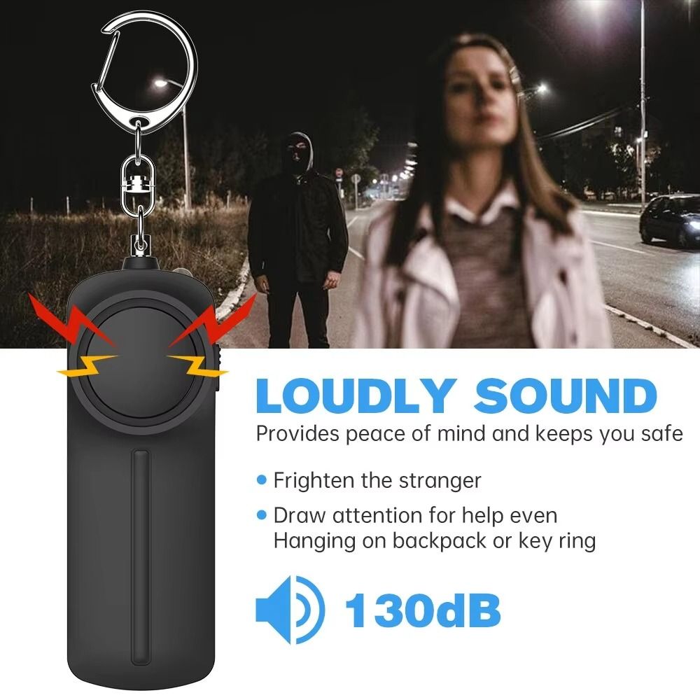 130dB Yüksek Sesli Kişisel Güv - Personal Alarm Keychain incelemesi ve fiyatı