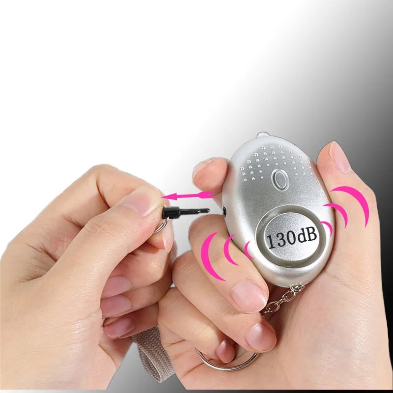 130dB Anti-kurt Kız Çocuk Kadı - Personal Alarm Keychain incelemesi ve fiyatı