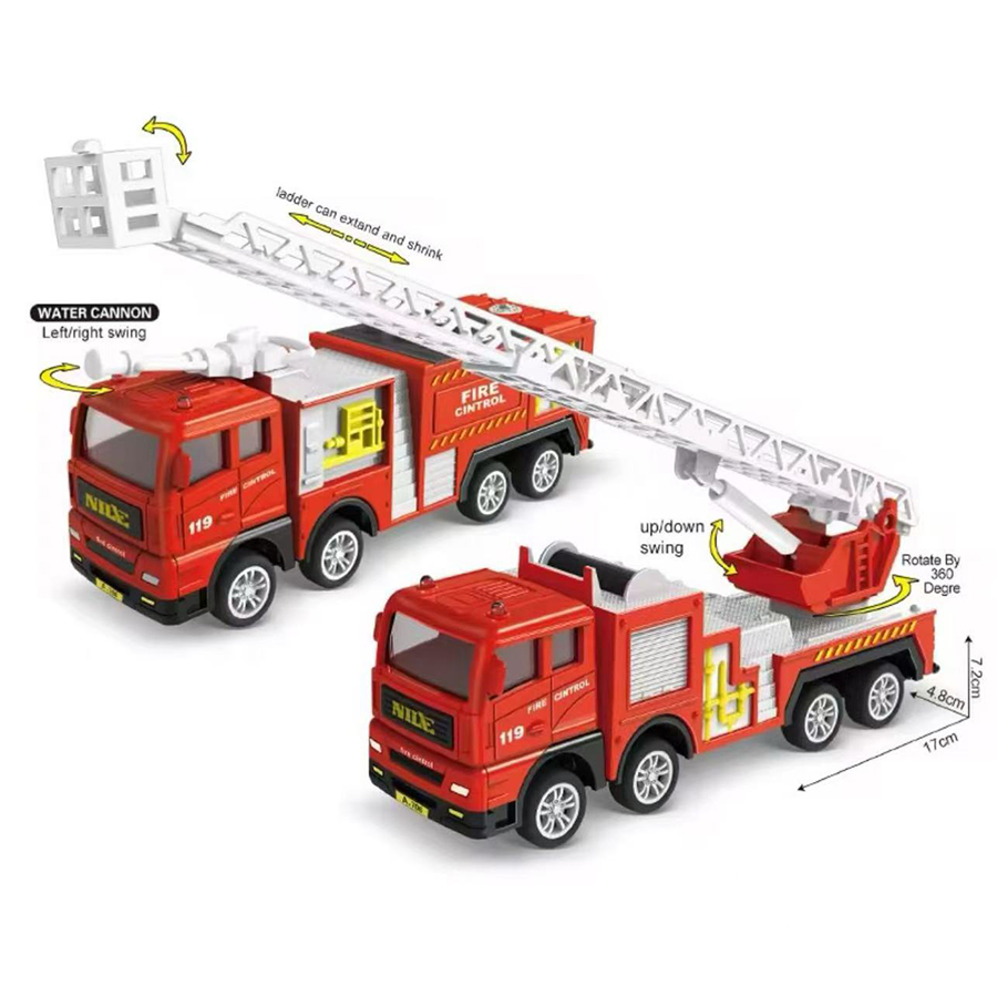 1 adet-Alaşım itfaiye aracı 1: - Fire Escape Ladder incelemesi ve fiyatı