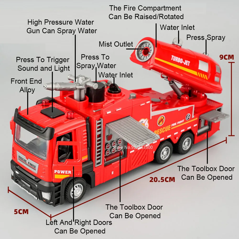 1:32 Ölçekli Su Püskürtme itfa - Fire Escape Ladder incelemesi ve fiyatı
