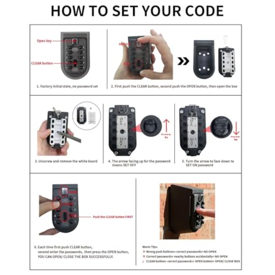 İç ve Dış Mekan Anahtar Kilit  - Lockbox Key Secure incelemesi ve fiyatı