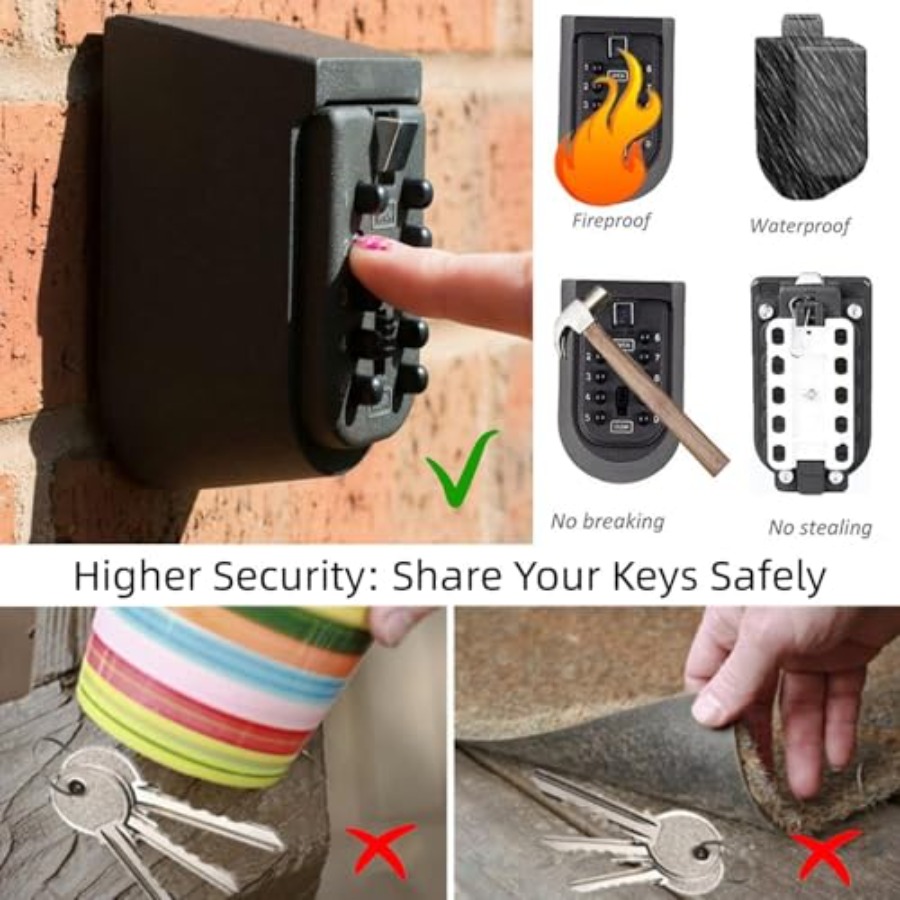 İç ve Dış Mekan Anahtar Kilit  - Lockbox Key Secure incelemesi ve fiyatı