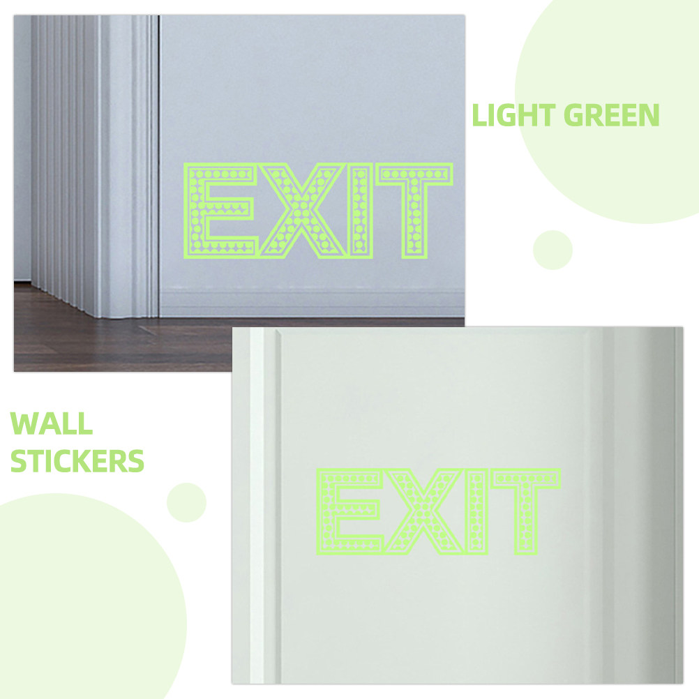 2 Adet Karanlıkta Parlayan Çık - Emergency Exit Sign incelemesi ve fiyatı